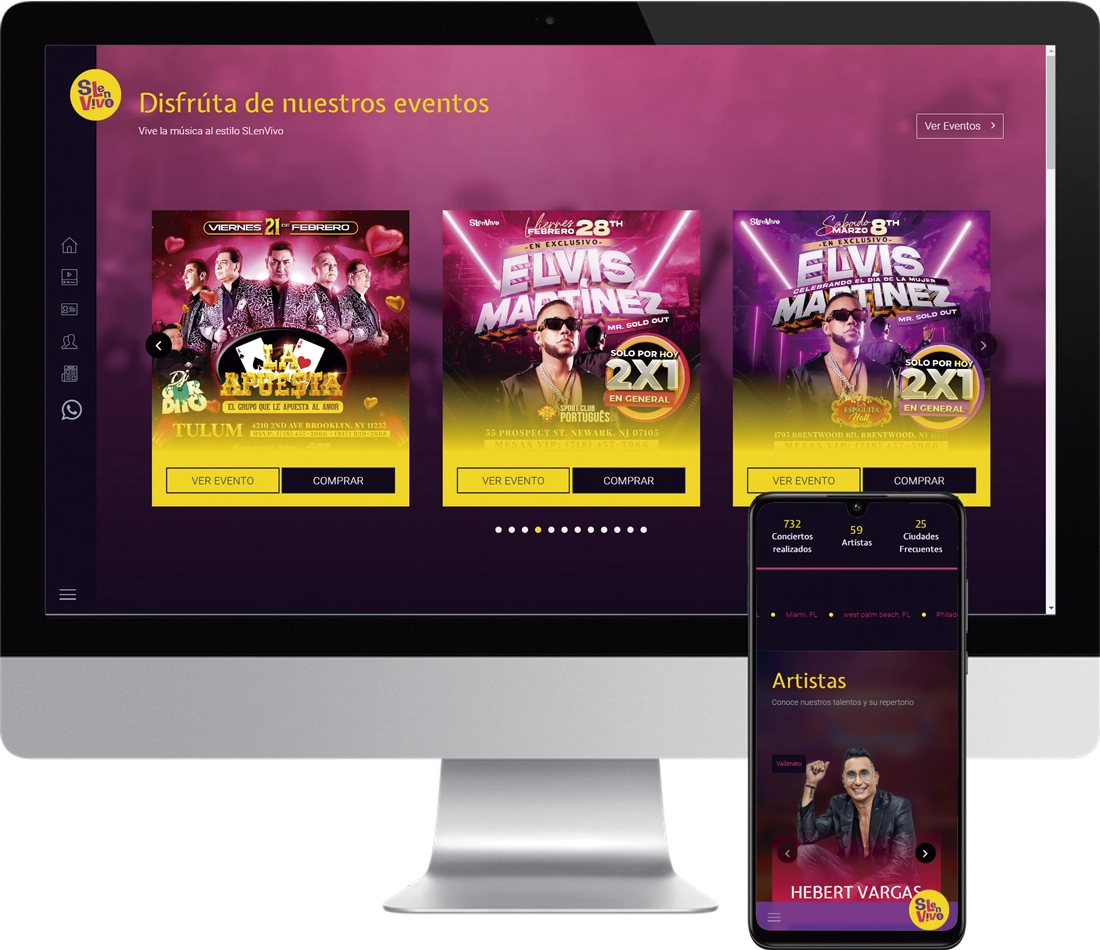 páginas web