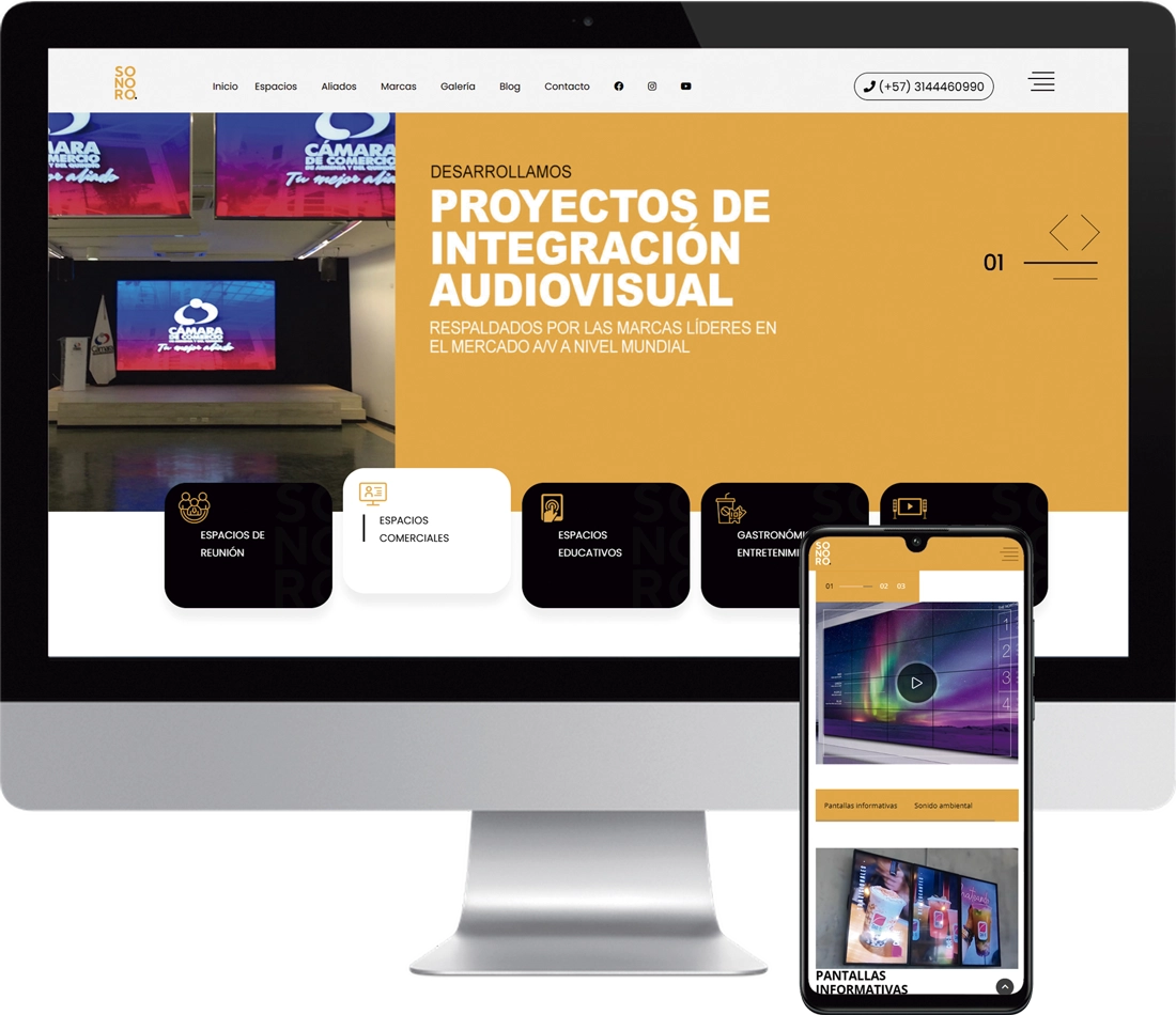 páginas web
